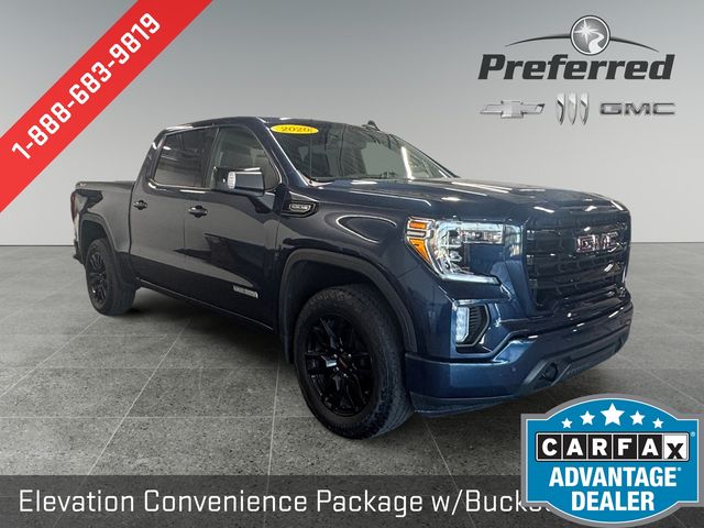Pacific Blue Metallic 2020 GMC Sierra 1500 Pickup Truck Four-Wheel Drive Automatic