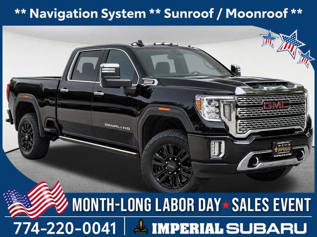 Black (Ebony Twilight Metallic) 2023 GMC Sierra 3500HD Pickup Truck Four-Wheel Drive Automatic