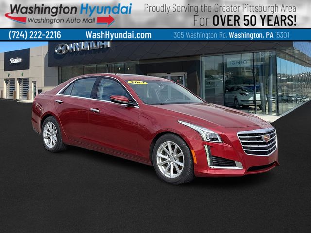 Red Obsession Tintcoat 2017 Cadillac CTS 2.0T AWD Sedan All-Wheel Drive 8-Speed Automatic