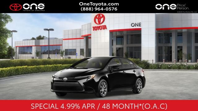 Black 2026 Toyota Corolla Hybrid Sedan Front-Wheel Drive Continuously Variable Transmission