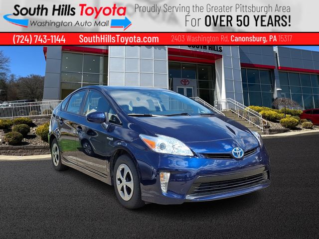 Nautical Blue Metallic 2014 Toyota Prius Three Hatchback Front-Wheel Drive Continuously Variable Transmission