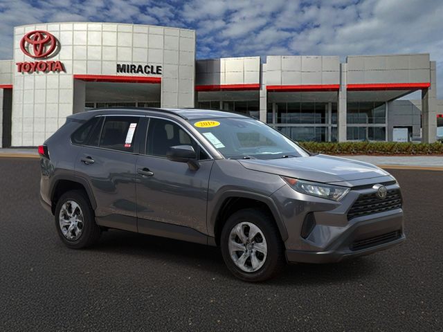 Magnetic Gray Metallic 2019 Toyota RAV4 SUV / Crossover Front-Wheel Drive 8-Speed Automatic