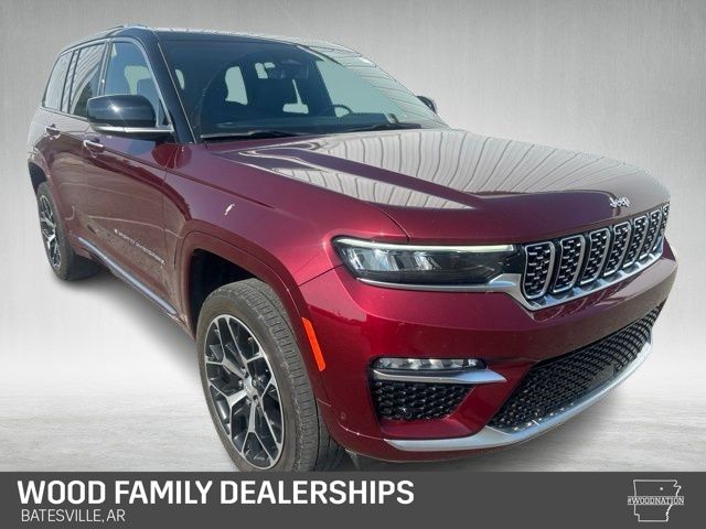 Velvet Red Pearlcoat 2023 Jeep Grand Cherokee SUV / Crossover Four-Wheel Drive 8-Speed Automatic