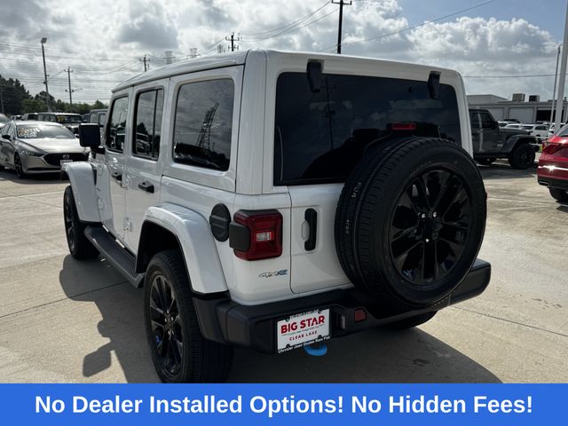 2023 Jeep Wrangler Sahara 4xe White at Gullo Toyota