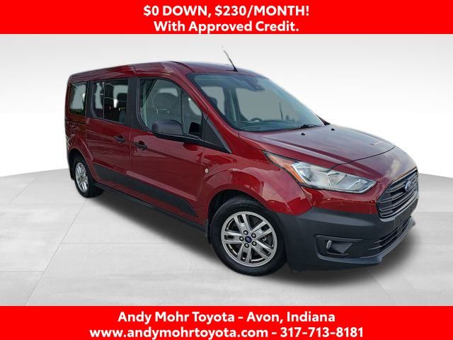 Kapoor Red Metallic 2019 Ford Transit Connect Wagon XL LWB FWD with Rear Cargo Doors Van Front-Wheel Drive 8-Speed Automatic