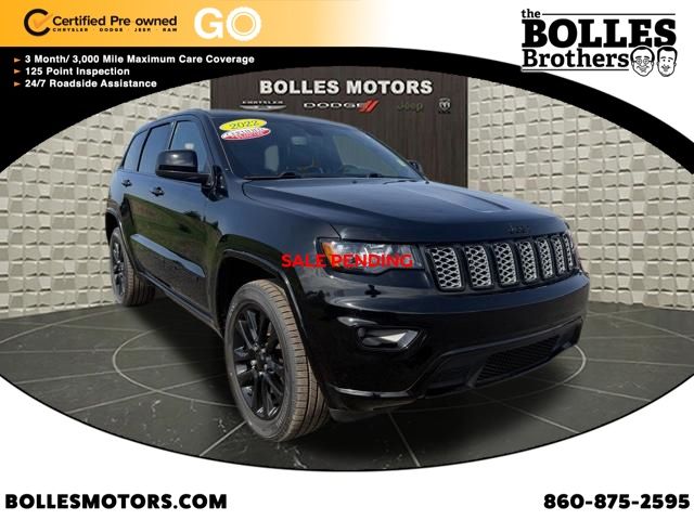 Diamond Black Crystal Pearlcoat 2022 Jeep Grand Cherokee SUV / Crossover Four-Wheel Drive 8-Speed Automatic