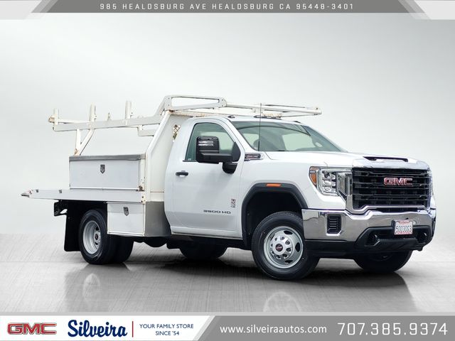 Summit White 2021 GMC Sierra 3500HD Pickup Truck 4X2 6-Speed Automatic