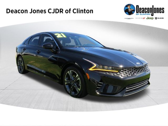 Ebony Black 2021 Kia K5 Sedan Front-Wheel Drive 8-Speed Automatic