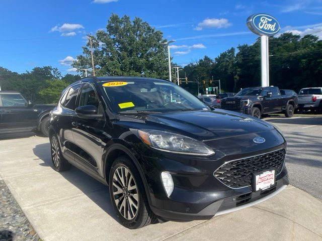 Agate Black Metallic 2020 Ford Escape Titanium AWD SUV / Crossover All-Wheel Drive 8-Speed Automatic