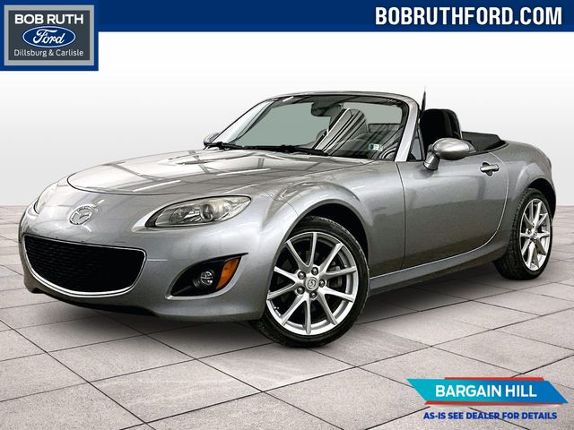 Liquid Silver Metallic 2010 Mazda MX-5 Miata Touring Convertible Rear-Wheel Drive 6-Speed Automatic