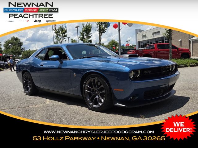 Blue (Frostbite) 2023 Dodge Challenger Coupe Rear-Wheel Drive 8-Speed Automatic
