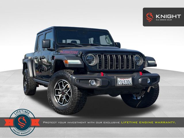 Black Clearcoat 2024 Jeep Gladiator Pickup Truck Four-Wheel Drive 8-Speed Automatic