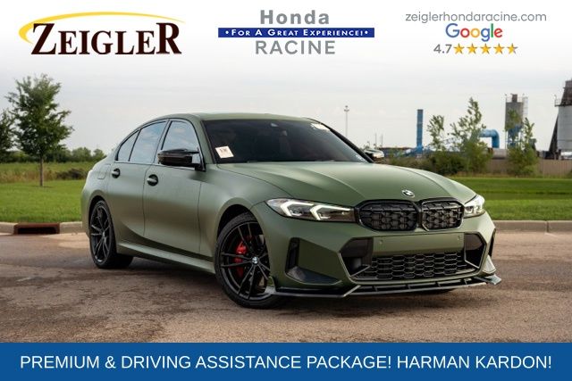 Black Sapphire Metallic 2024 BMW 3 Series Sedan All-Wheel Drive 8-Speed Automatic