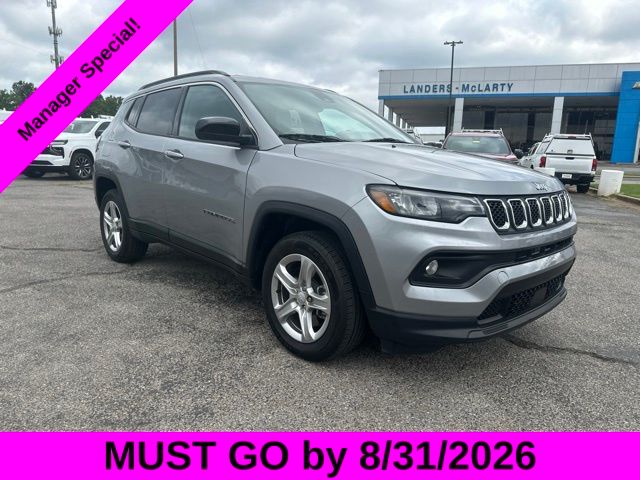 Gray 2024 Jeep Compass SUV / Crossover Four-Wheel Drive 8-Speed Automatic