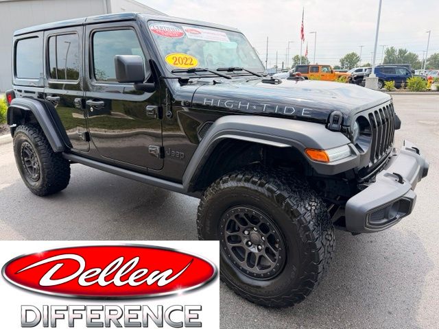 Black Clearcoat 2022 Jeep Wrangler SUV / Crossover Four-Wheel Drive 8-Speed Automatic