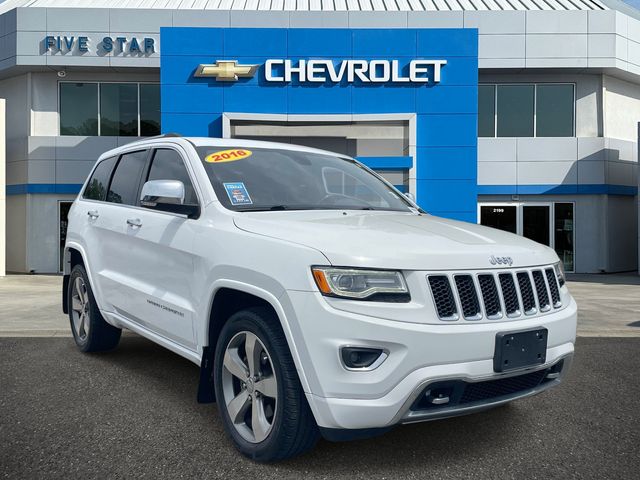 Bright White Clearcoat 2016 Jeep Grand Cherokee Overland SUV / Crossover 4X2 8-Speed Automatic