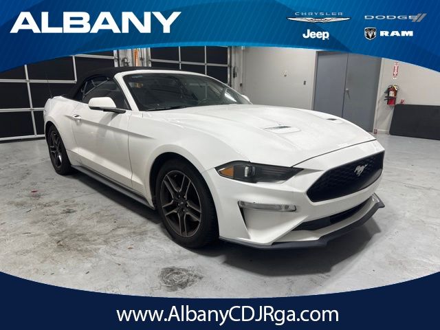 Oxford White 2020 Ford Mustang Convertible Rear-Wheel Drive Automatic