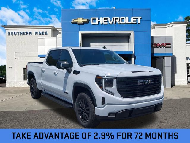 Summit White 2026 GMC Sierra 1500 Elevation Crew Cab 4WD Pickup Truck Four-Wheel Drive Automatic