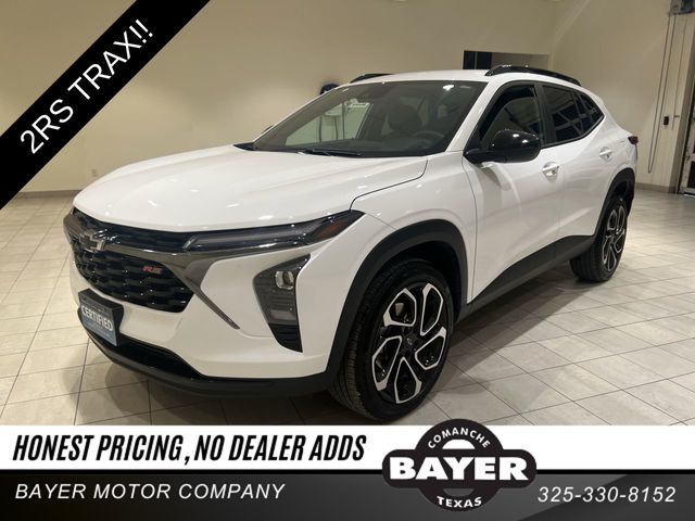 Summit White 2025 Chevrolet Trax RS with 2RS FWD SUV / Crossover Front-Wheel Drive 6-Speed Automatic