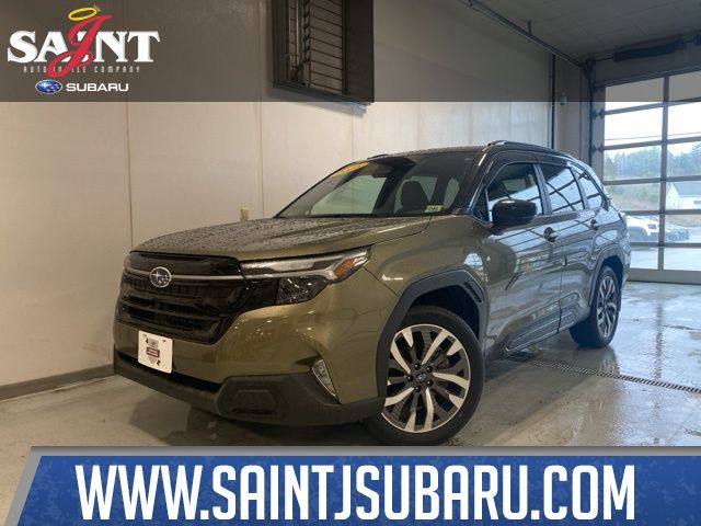 Autumn Green/Crystal Blck 2025 Subaru Forester Hybrid Touring AWD SUV / Crossover All-Wheel Drive Continuously Variable Transmission