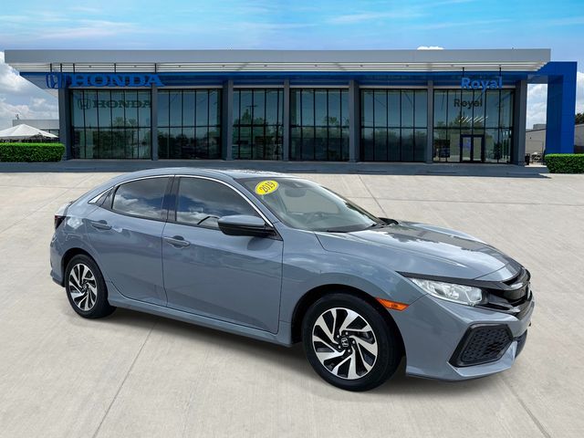 Sonic Gray Pearl 2019 Honda Civic Hatchback LX FWD Hatchback Front-Wheel Drive Continuously Variable Transmission