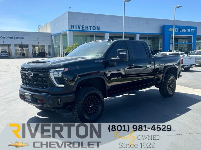 Black 2024 Chevrolet Silverado 2500HD Pickup Truck Four-Wheel Drive Automatic