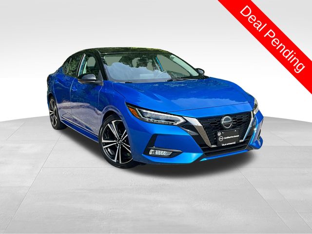 Electric Blue Metallic/Super Black 2023 Nissan Sentra Sedan Front-Wheel Drive Continuously Variable Transmission