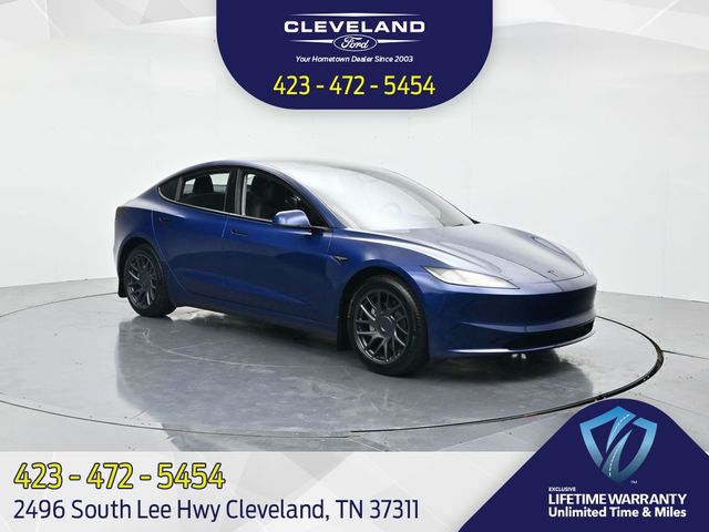 Gray 2025 Tesla Model 3 Long Range AWD Sedan All-Wheel Drive 1-Speed Automatic
