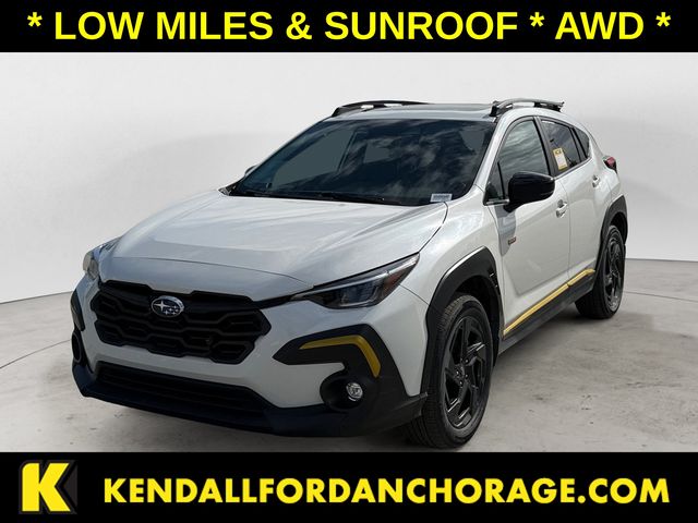 Crystal White Pearl 2024 Subaru Crosstrek Sport AWD SUV / Crossover All-Wheel Drive Continuously Variable Transmission