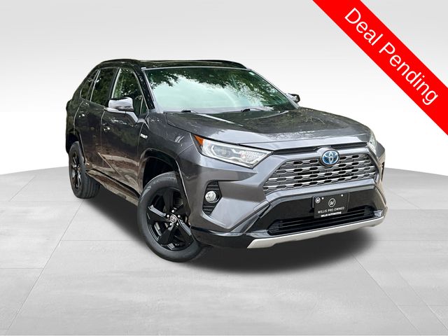 Lunar Rock 2020 Toyota RAV4 Hybrid XSE AWD SUV / Crossover All-Wheel Drive Continuously Variable Transmission