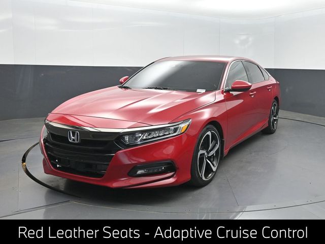 Red 2019 Honda Accord 1.5T Sport FWD Sedan Front-Wheel Drive Continuously Variable Transmission