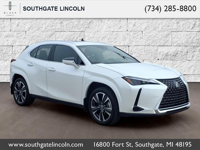 White Pearl 2023 Lexus UX Hybrid 250h Premium AWD SUV / Crossover All-Wheel Drive Continuously Variable Transmission