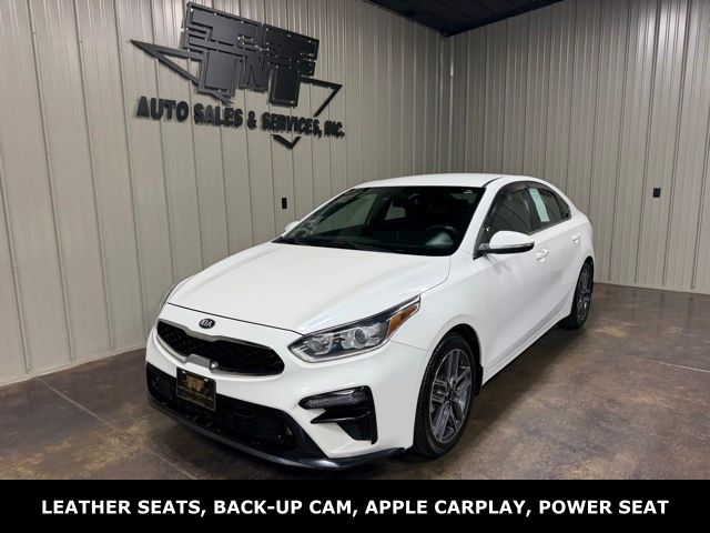 Snow White Pearl 2019 Kia Forte EX FWD Sedan Front-Wheel Drive Continuously Variable Transmission