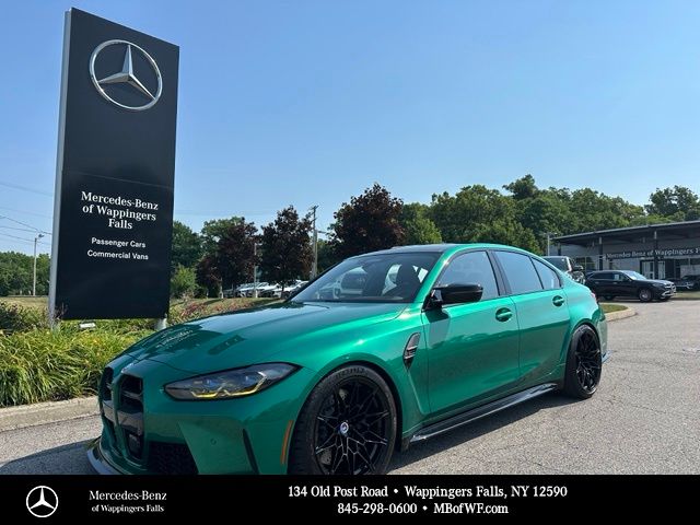Isle of Man Green Metallic 2023 BMW M3 Sedan All-Wheel Drive 8-Speed Automatic