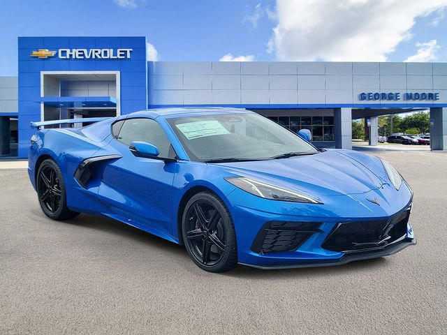 Blue 2026 Chevrolet Corvette Stingray 1LT Coupe RWD Coupe Rear-Wheel Drive 8-Speed Dual Clutch