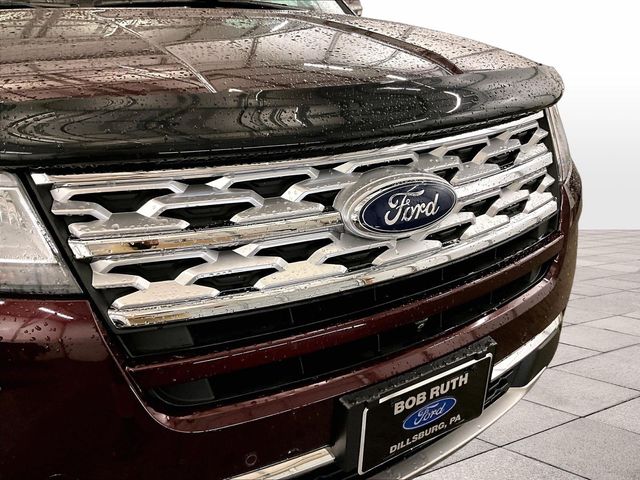 2018 Ford Explorer Limited Red at John Sisson Motors