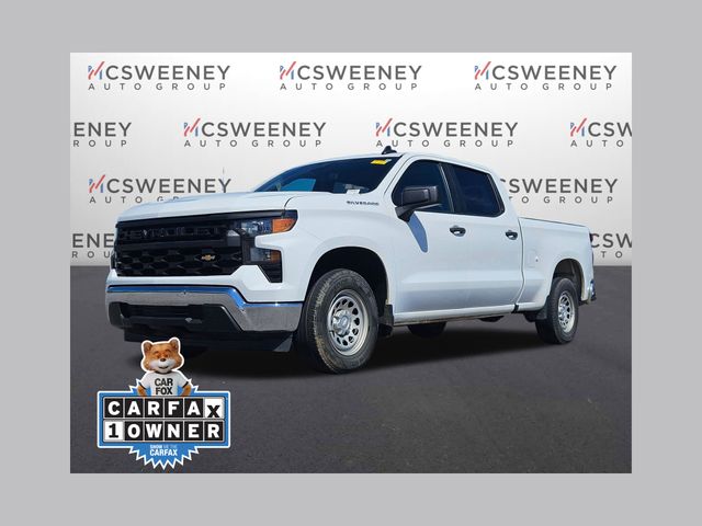 Summit White 2022 Chevrolet Silverado 1500 Pickup Truck 4X2 8-Speed Automatic