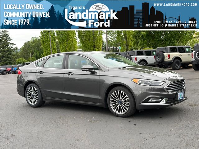 Gray (Magnetic) 2017 Ford Fusion SE Sedan Front-Wheel Drive 6-Speed Automatic