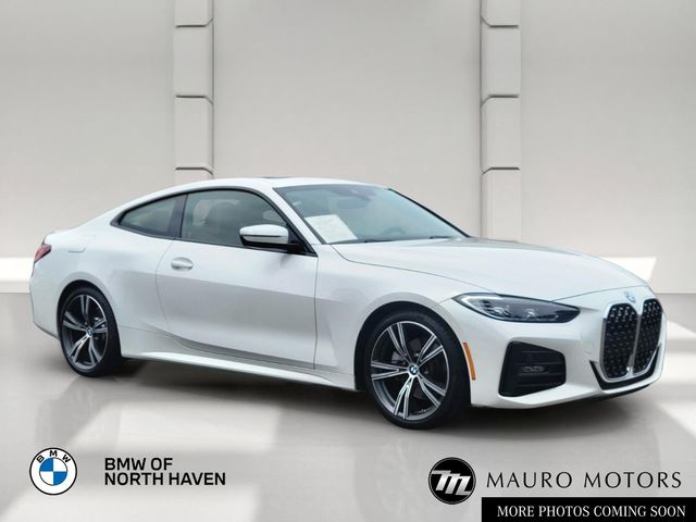 Mineral White Metallic 2024 BMW 4 Series Coupe All-Wheel Drive 8-Speed Automatic