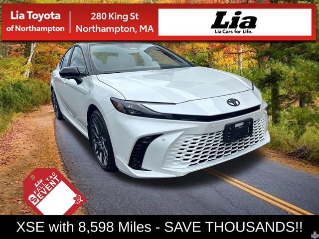 Wind Chill Pearl w/Midnight Black Metallic Roof 2026 Toyota Camry Sedan All-Wheel Drive Continuously Variable Transmission