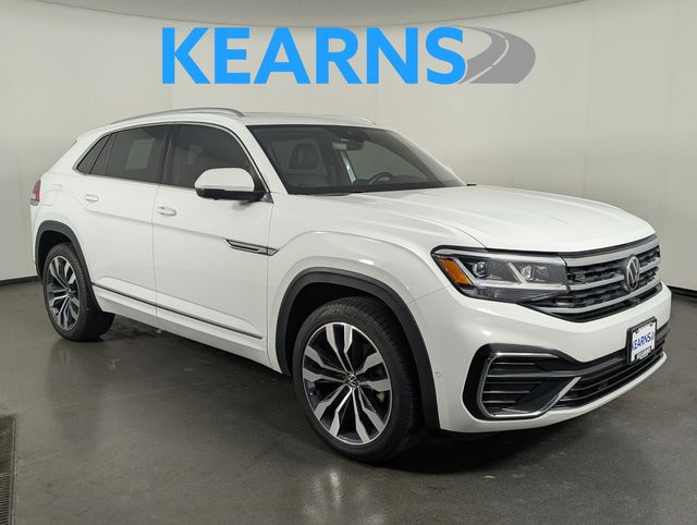 White 2023 Volkswagen Atlas Cross Sport V6 SEL Premium R-Line 4Motion AWD SUV / Crossover All-Wheel Drive 8-Speed Automatic