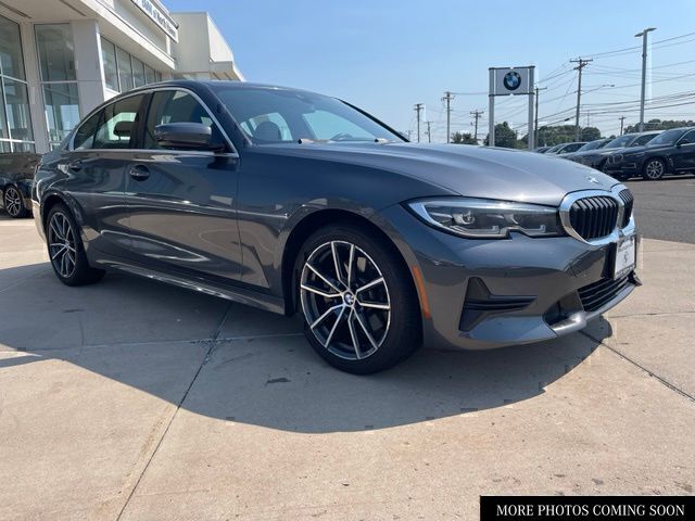 Mineral Gray Metallic 2019 BMW 3 Series Sedan All-Wheel Drive 8-Speed Automatic