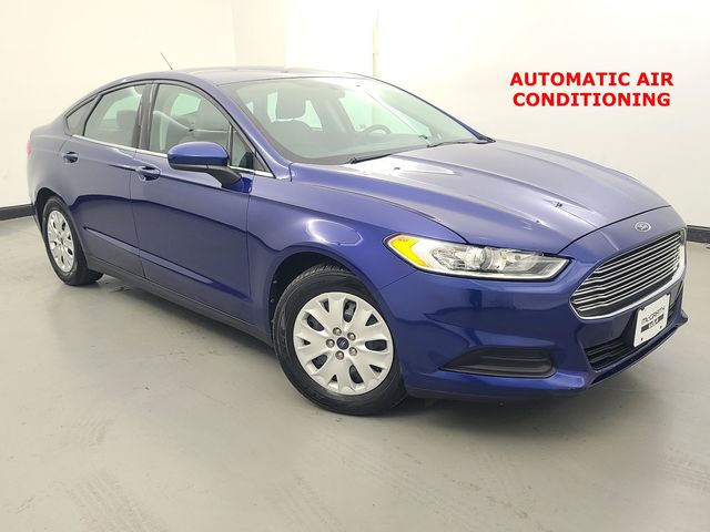 Deep Impact Blue 2013 Ford Fusion S Sedan Front-Wheel Drive 6-Speed Automatic
