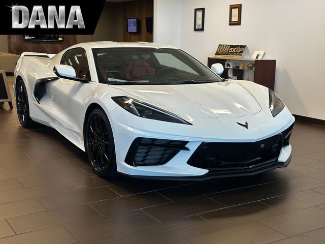 Arctic White 2023 Chevrolet Corvette Coupe Rear-Wheel Drive 8-Speed Dual Clutch