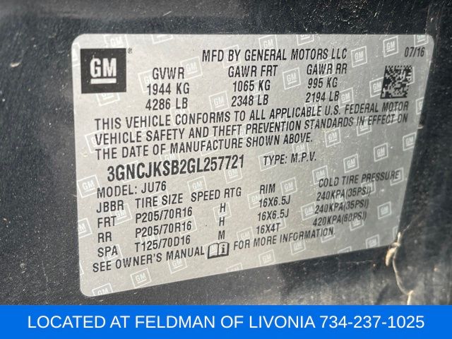 Used 2016 Chevrolet Trax For Sale in Livonia, MI