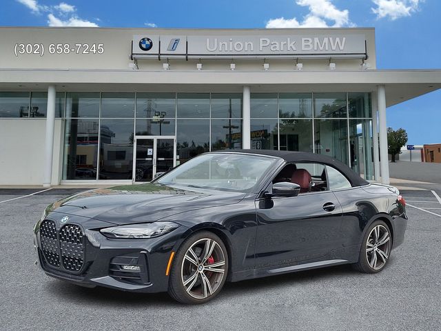 Black Sapphire Metallic 2024 BMW 4 Series Convertible Rear-Wheel Drive 8-Speed Automatic