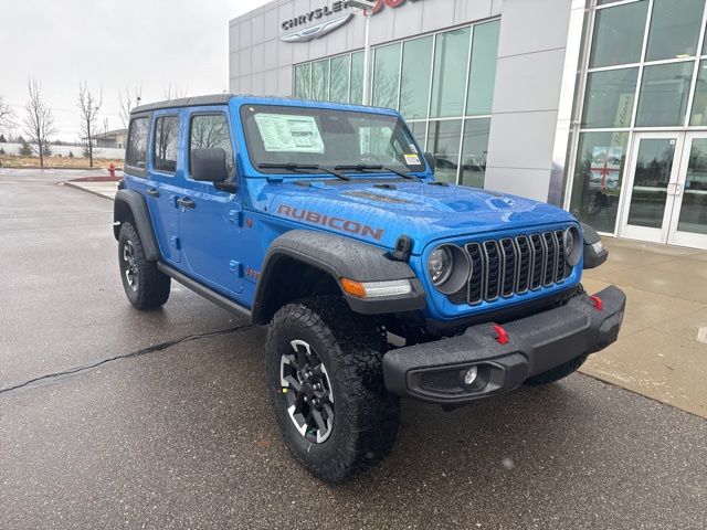 2026 Jeep Wrangler Rubicon - Hydro Blue Pearl Coat exterior view 2