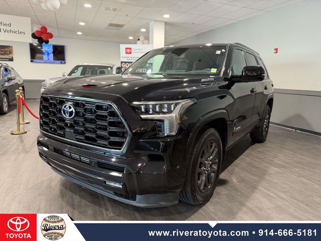 Midnight Black Metallic 2023 Toyota Sequoia Platinum 4WD SUV / Crossover Four-Wheel Drive Automatic