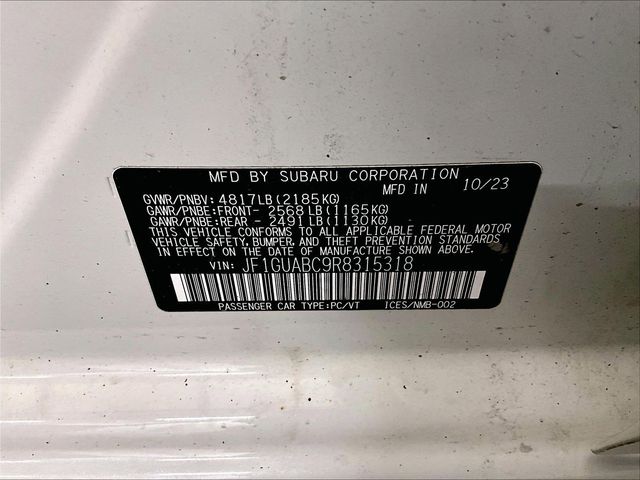 2024 Subaru Impreza  White at Rafferty Subaru