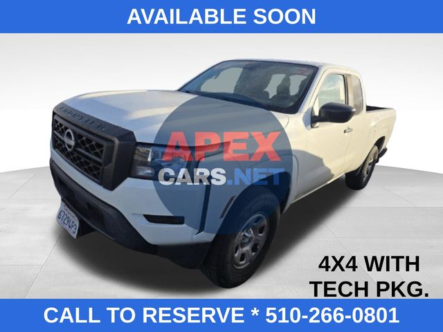Glacier White 2023 Nissan Frontier Pickup Truck Four-Wheel Drive 9-Speed Automatic